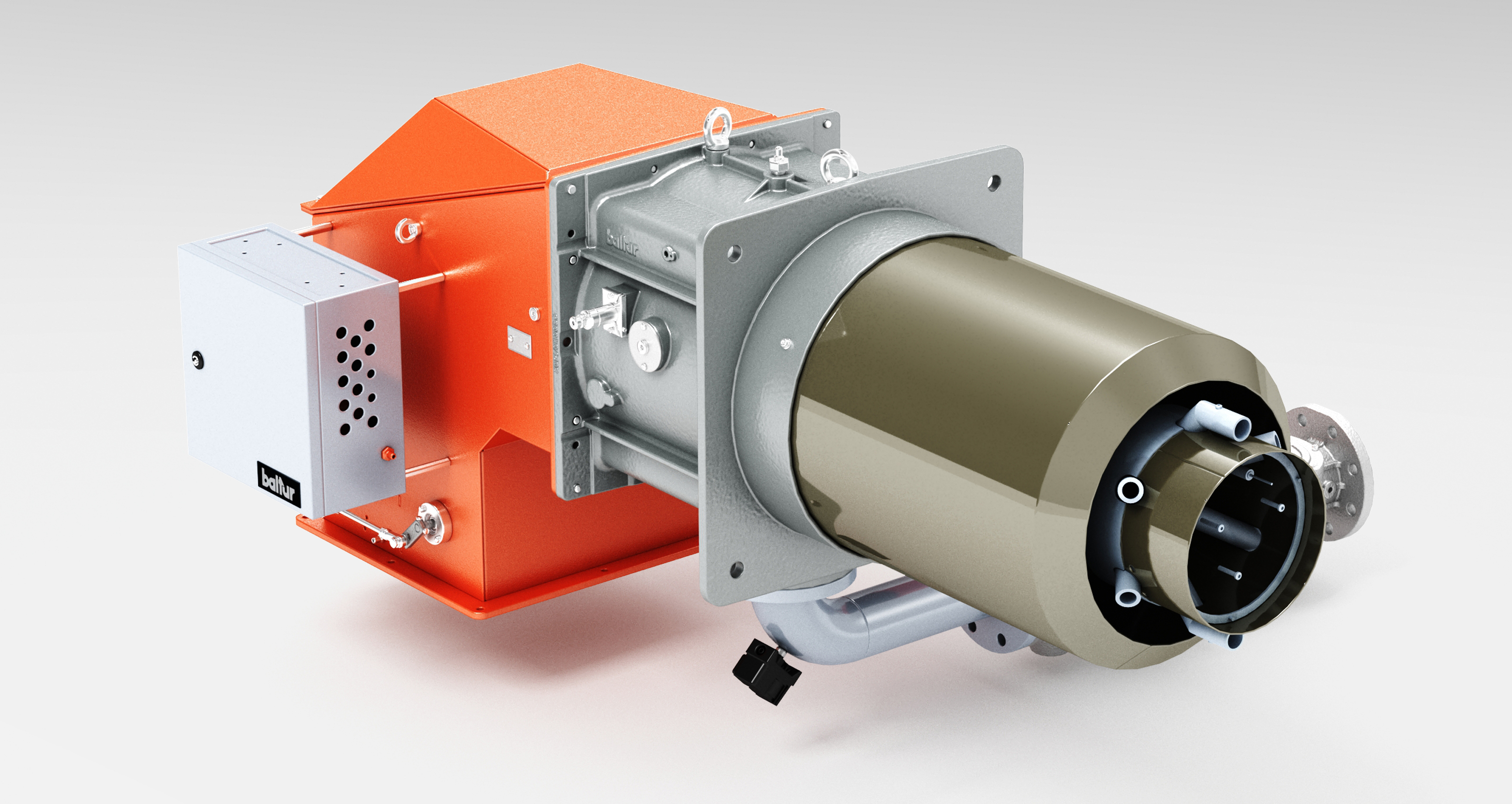 Industrial Burners with separated fan 1
